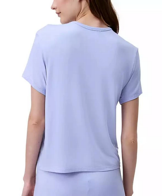 CALVIN KLEIN Short-Sleeve Sleep Tee BLUE XS