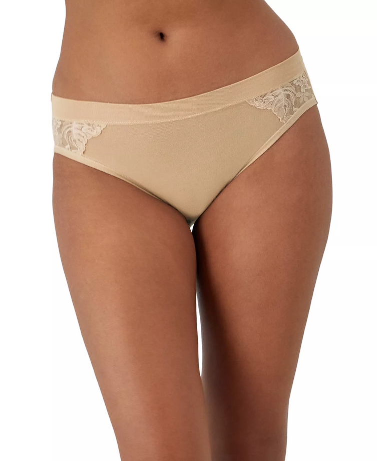 BALI Breathe Lace High-Cut Underwear BEIGE XL