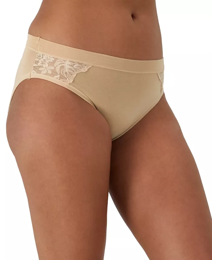 BALI Breathe Lace High-Cut Underwear BEIGE XL