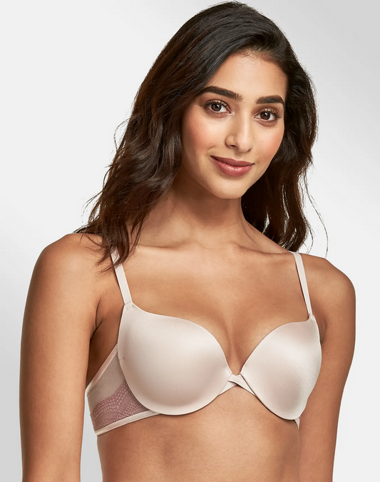 MAIDENFORM Push Up & In Underwire Push-Up Bra SANDSHELL 40C
