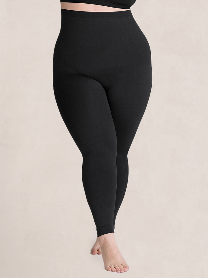SHAPERMINT Essentials High-Waisted Shaping Leggings BLACK L
