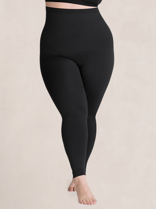 SHAPERMINT Essentials High-Waisted Shaping Leggings BLACK L