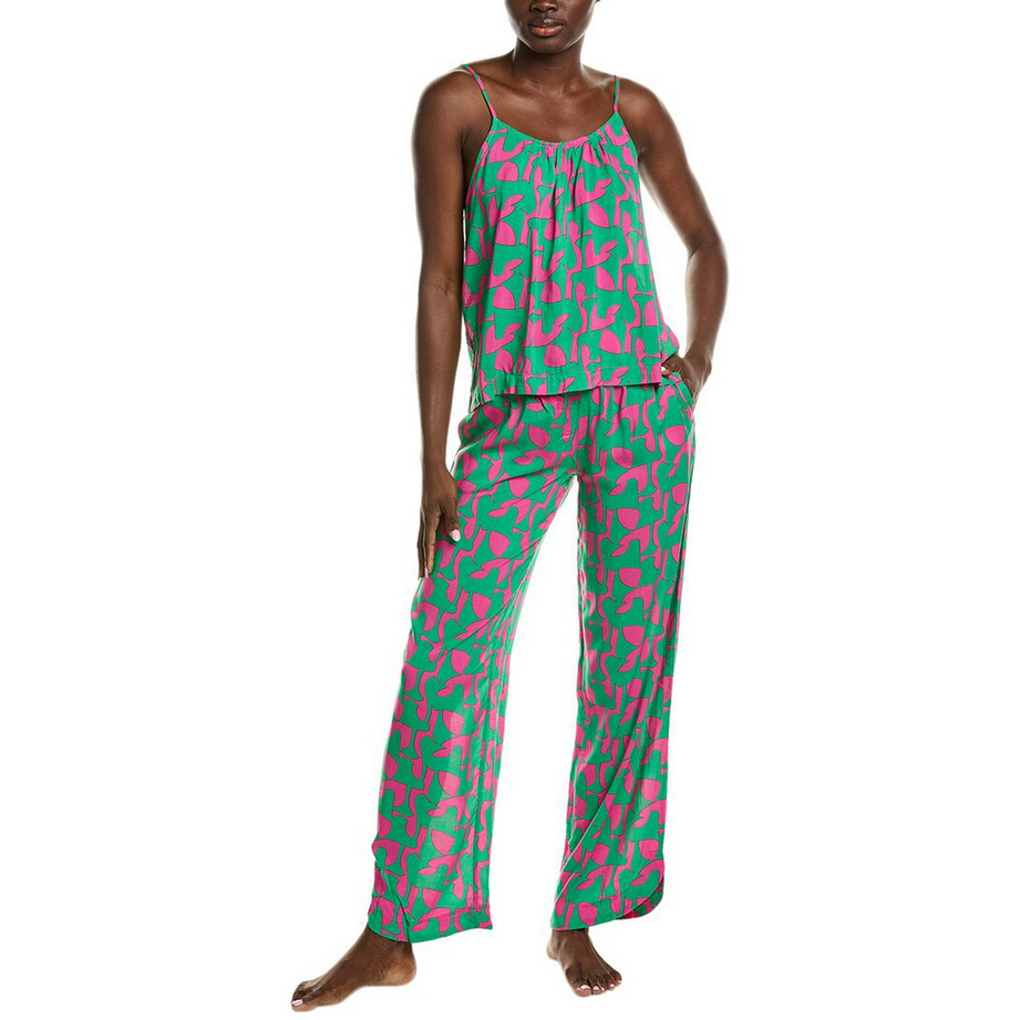 SANCTUARY Set of 2 Pcs of Shirt and Trousers GREEN M