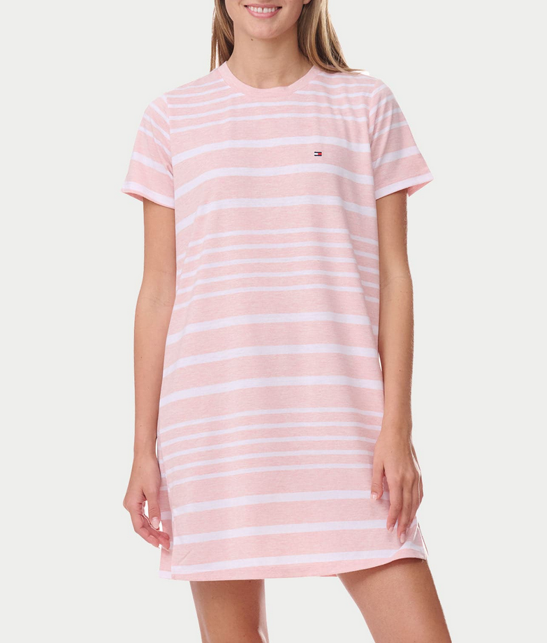 TOMMY HILFIGER Knit Sleep Shirt PINK M