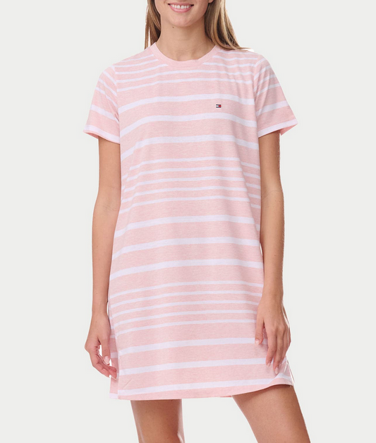 TOMMY HILFIGER Knit Sleep Shirt PINK M