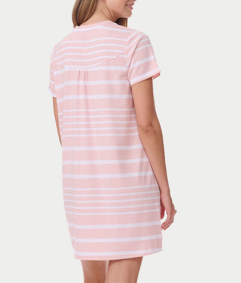 TOMMY HILFIGER Knit Sleep Shirt PINK M