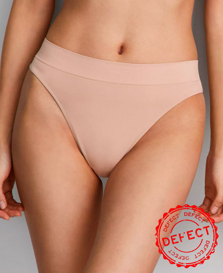 NWD STATE OF DAY Seamless High-Cut Underwear NUDE L