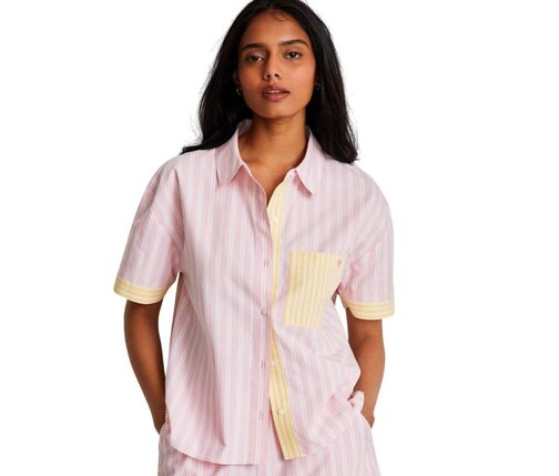 STATE OF DAY Top pajama short sleeve ROSE L