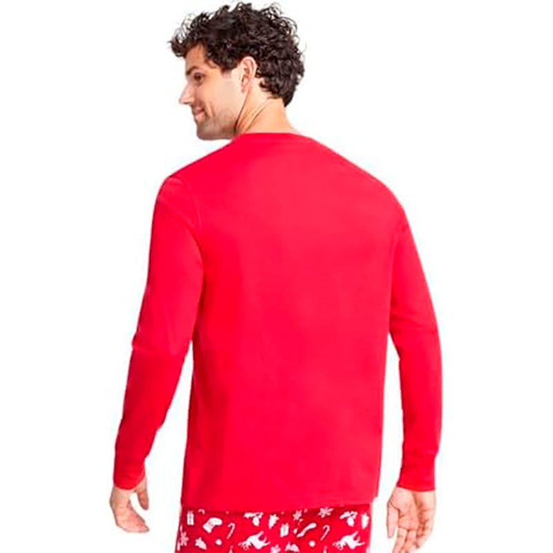 FAMILY PJS It Merry & Bright Pajama Top RED M
