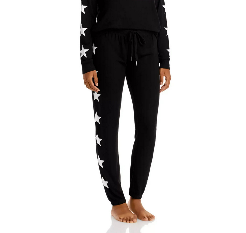 AQUA Sleep Lounge Pajama Pants BLACK XL