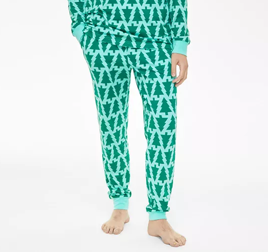 HOLIDAY LANE Trees Cotton pajama pants GREEN L