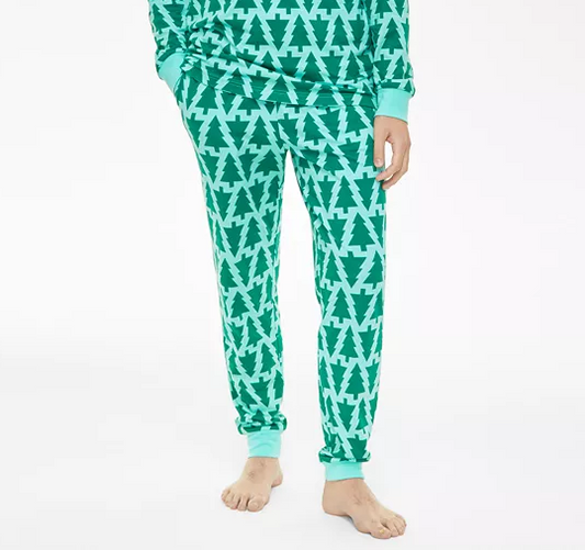 HOLIDAY LANE Trees Cotton pajama pants GREEN L