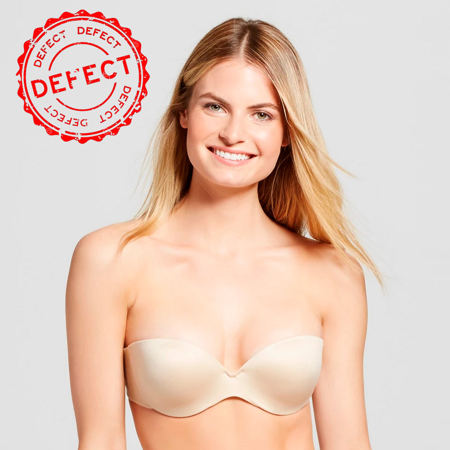 NWD MAIDENFORM Strapless Shaping with Lift Underwire Bra NUDE 38C