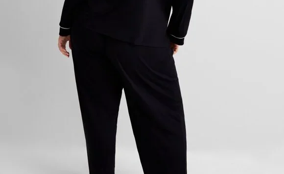 STATE OF DAY Pajama pants BLACK 2X