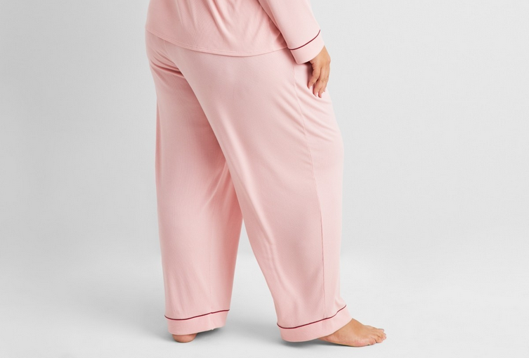 STATE OF DAY Pajama pants PINK 1X