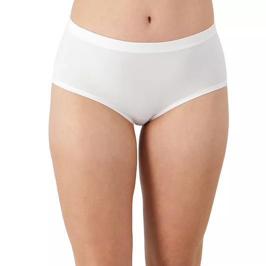 MAIDENFORM Seamless Hipster Underwear WHITE