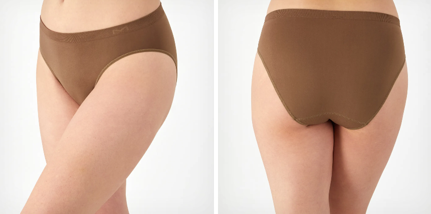 MAIDENFORM Seamless Hipster Underwear BROWN