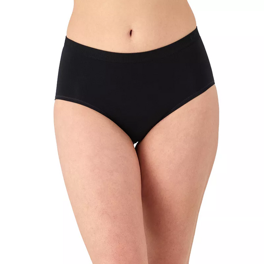MAIDENFORM Seamless Hipster Underwear BLACK