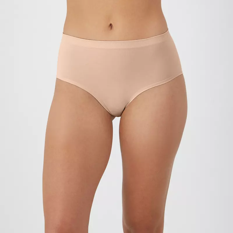 MAIDENFORM Seamless Hipster Underwear SANDSHELL