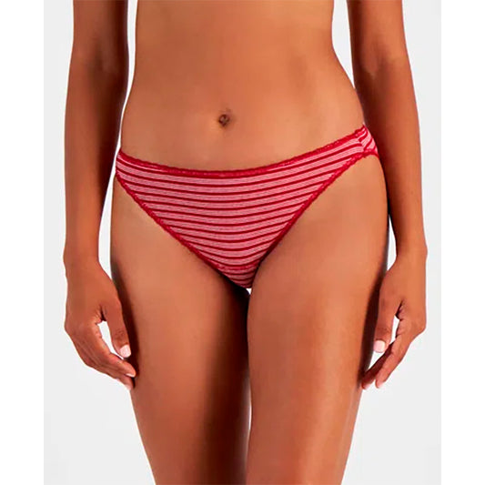 CHARTER CLUB Everyday Cotton Bikini Underwear RED L