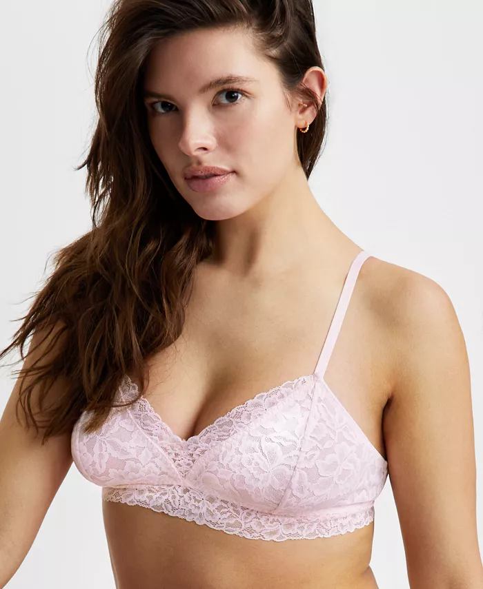 STATE OF DAY Lace Bralette PINK XS