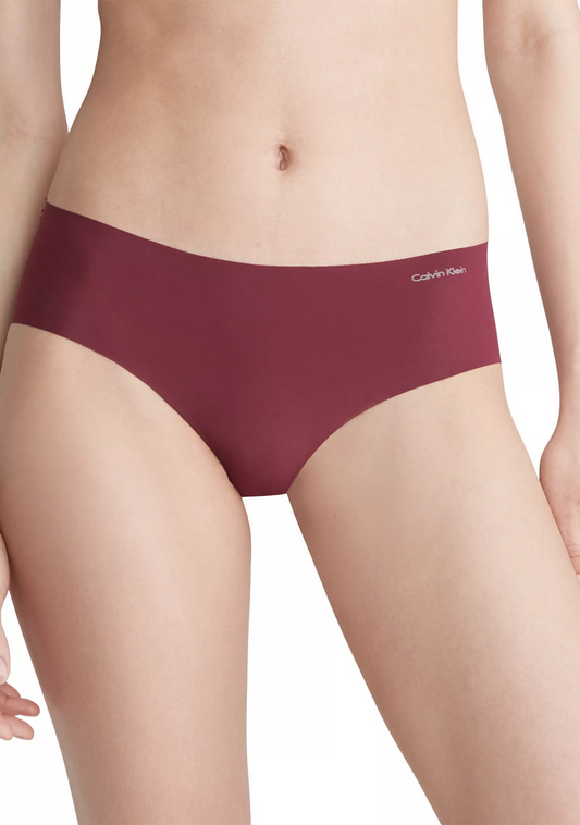 CALVIN KLEIN Invisibles Hipster RED WINE XS