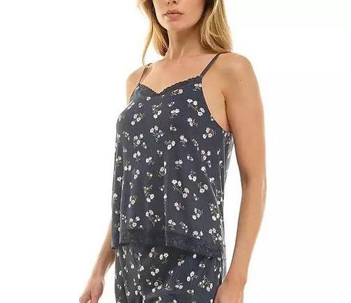 ROUDELAIN Pull On Cami Top DITSY GREY M