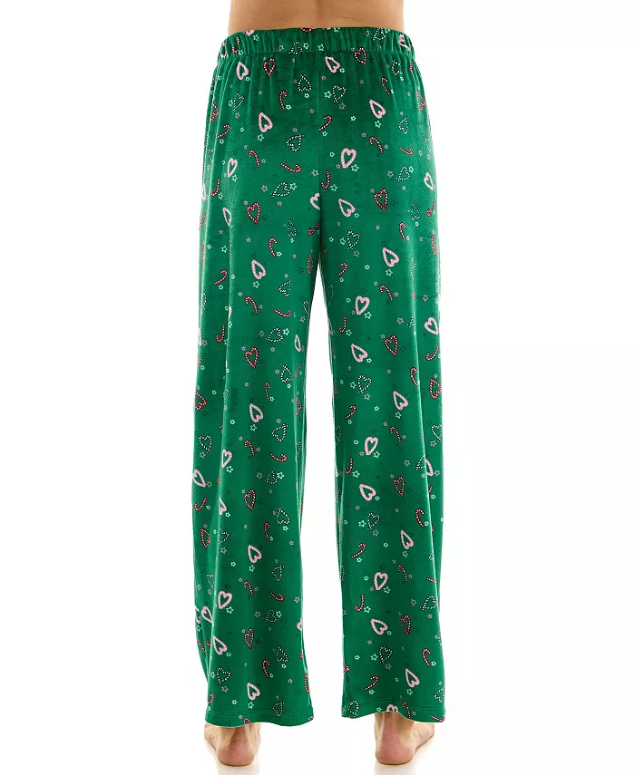 ROUDELAIN Velour Open Leg Pull-On Pants CURLY CANES