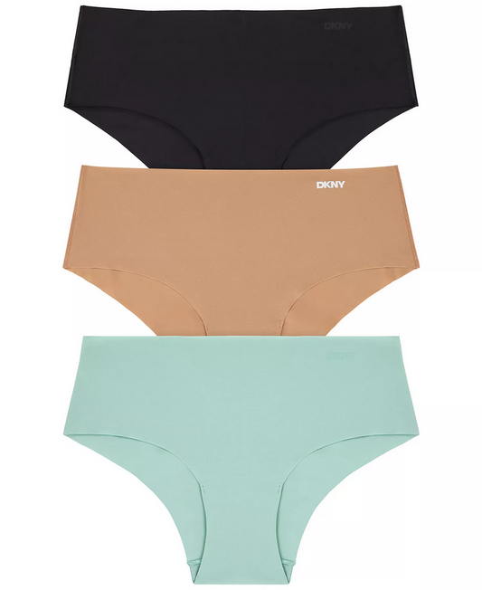 DKNY 3-Pk. Litewear Cut Anywear Hipster Underwear ASSORTED M