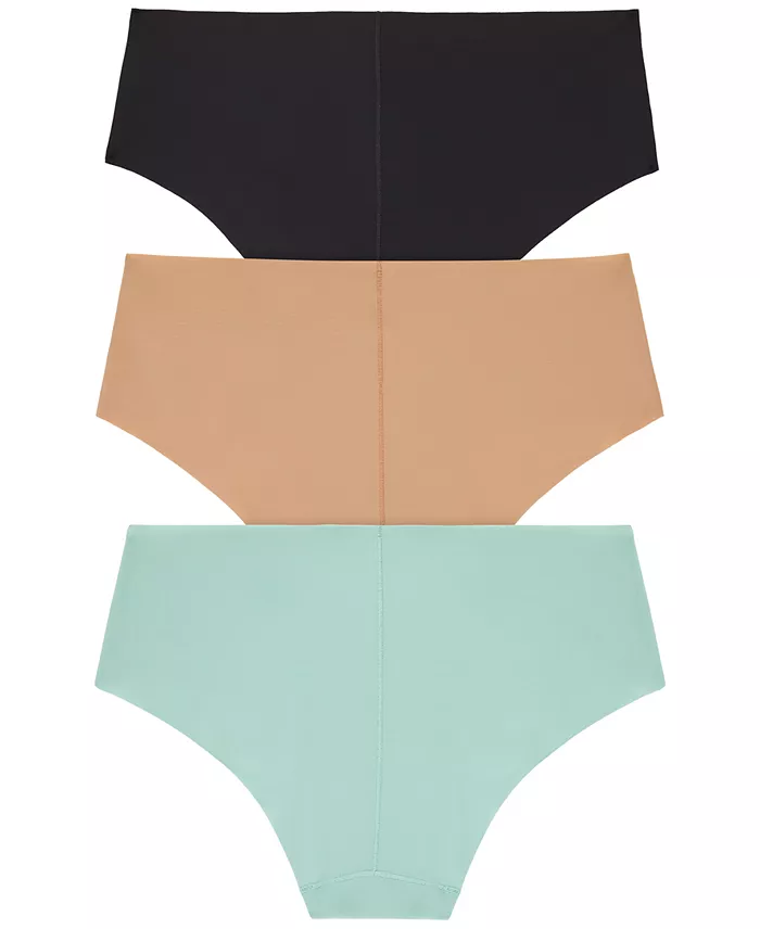 DKNY 3-Pk. Litewear Cut Anywear Hipster Underwear ASSORTED M