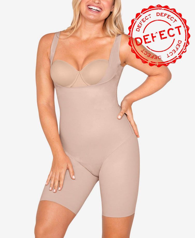 NWD LEONISA Undetectable Step-In Mid-Thigh Body Shaper NUDE M