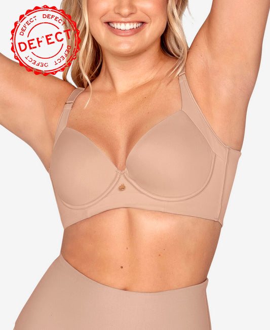 NWD LEONISA Back Smoothing Bra with Soft Full Coverage Cups NUDE 38C