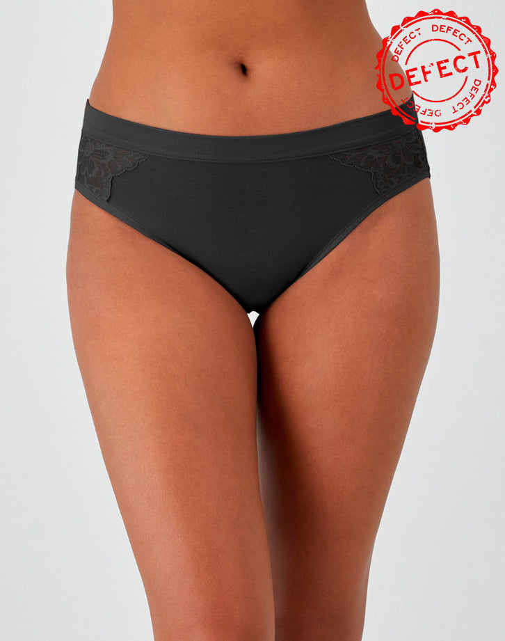 NWD BALI Cotton Modal Hi-Cut Panty BLACK XL