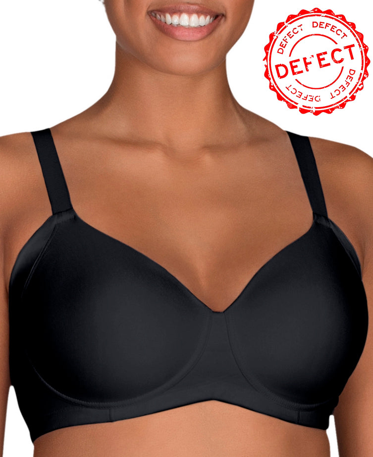 NWD VANITY FAIR Beauty Back Full Figure Wirefree BLACK 38C