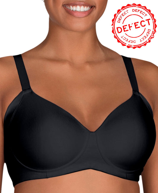 NWD VANITY FAIR Beauty Back Full Figure Wirefree BLACK 38C