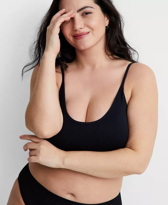 STATE OF DAY Seamless Bralette BLACK XXL