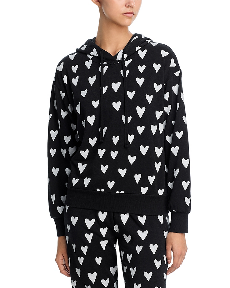 AQUA Fleece Lounge Hoodie BLACK S
