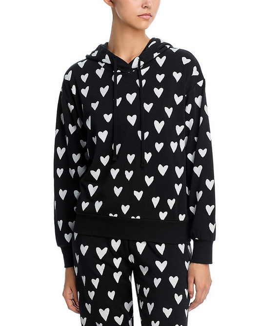 AQUA Fleece Lounge Hoodie BLACK S