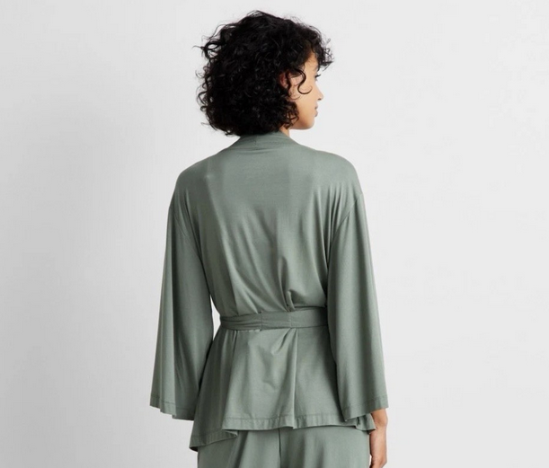 STATE OF DAY 2 Pieces Pajama Set Organic GREEN L