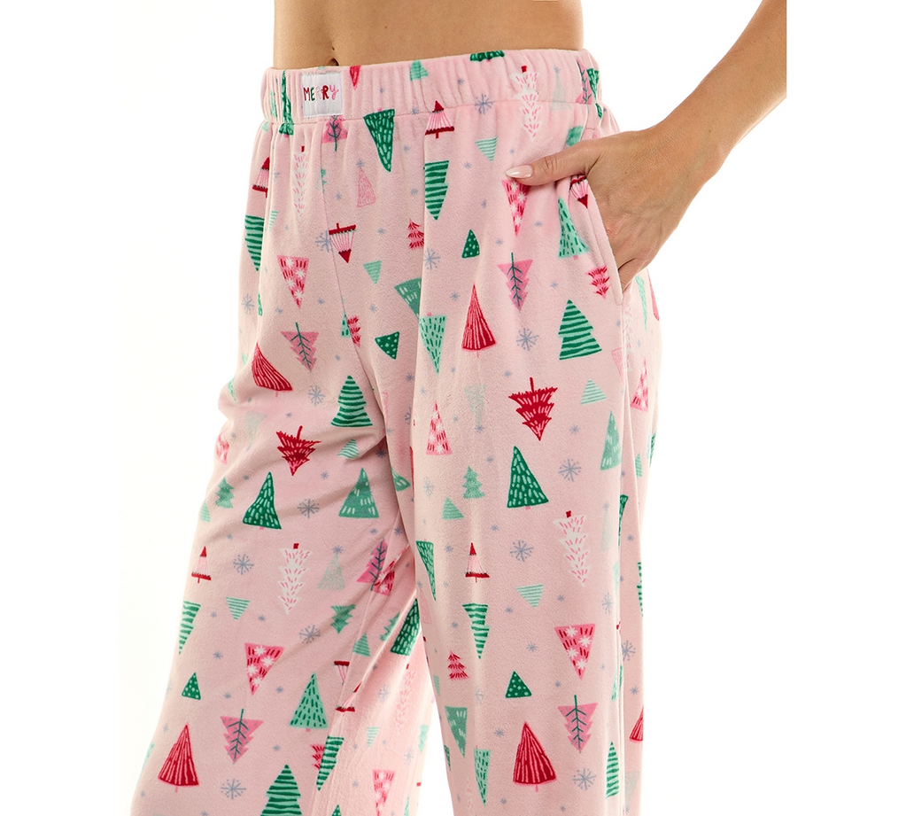 ROUDELAIN Printed Open Leg Velour Pants CRAFTED TRESS L