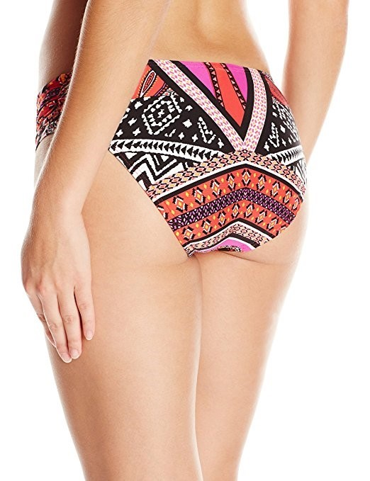 KEMMETH COLE New York Without Borders S, XL Tab Hipster Bikini Bottom RED