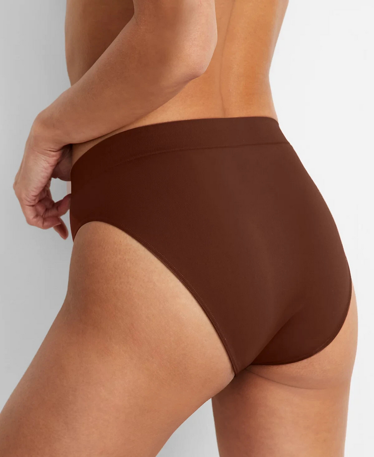 STATE OF DAY Seamless High-Cut Underwear COFFE L