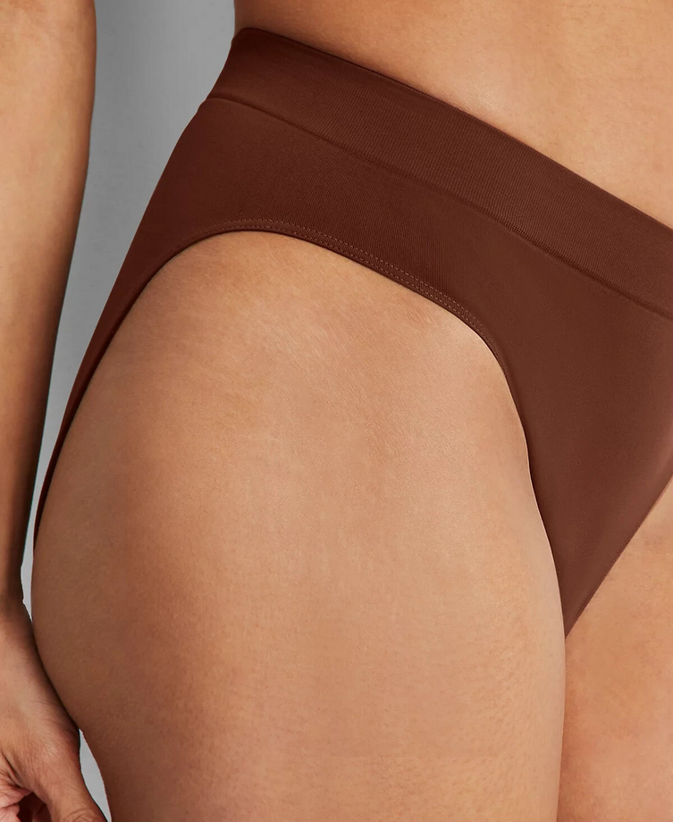STATE OF DAY Seamless High-Cut Underwear COFFE L