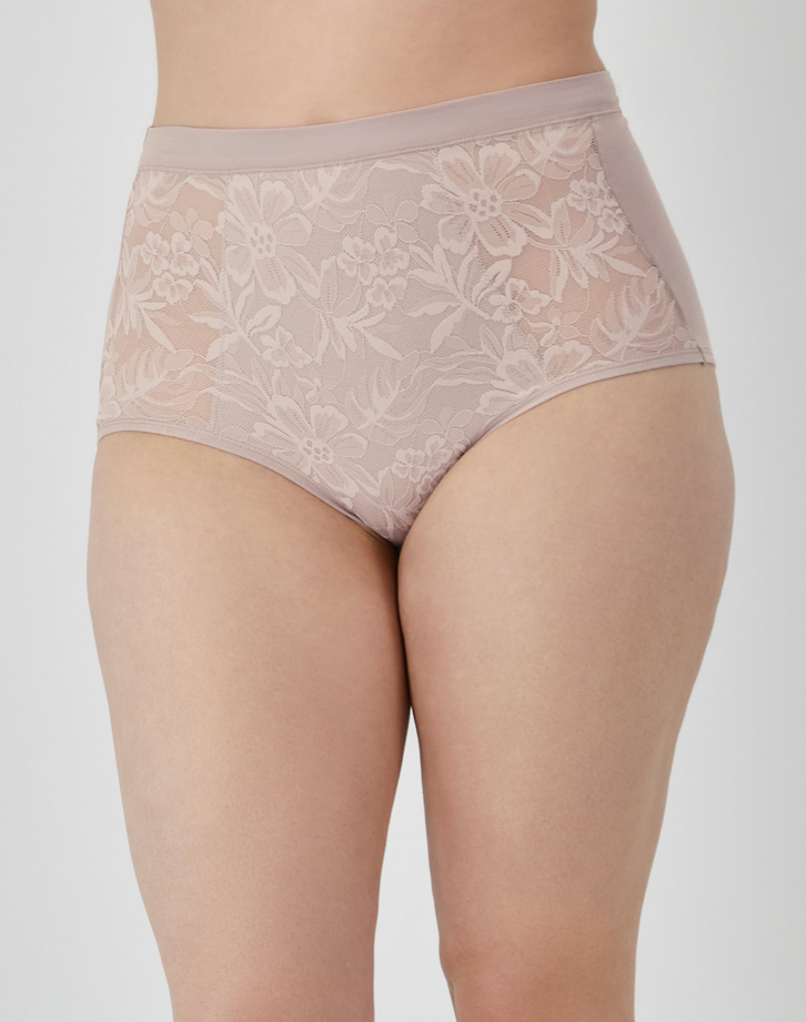 BALI Breathe Lace High Rise Brief GLOSS L