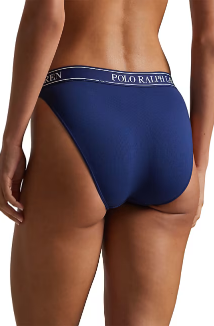 POLO RALPH LAUREN essentials bundle 3 pack solid bikini brief ASSORTED M