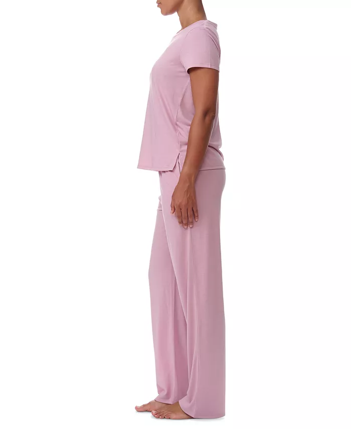 TOMMY HILFIGER Short Sleeve Crewneck Sleep Tee pajama set BREEZY ORCHID M
