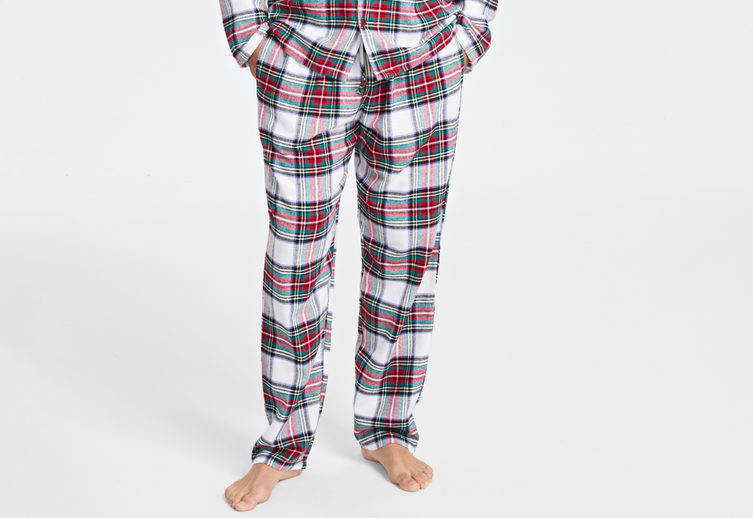 FAMILY PJ Stewart Cotton Plaid Pajama Bottom MULTICOLOR XL