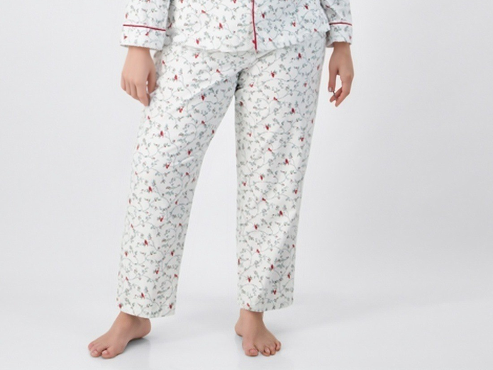 CHARTER CLUB Cotton Pajama Pants DELICATE CARDENAL L