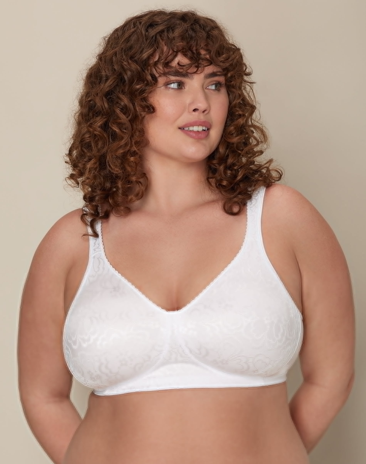 PLAYTEX 18 Hour Wirefree Bra Ultimate Lift & Support Cushioned WHITE 38C