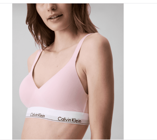 CALVIN KLEIN Icon Cotton Modal Lift Bralette PINK M